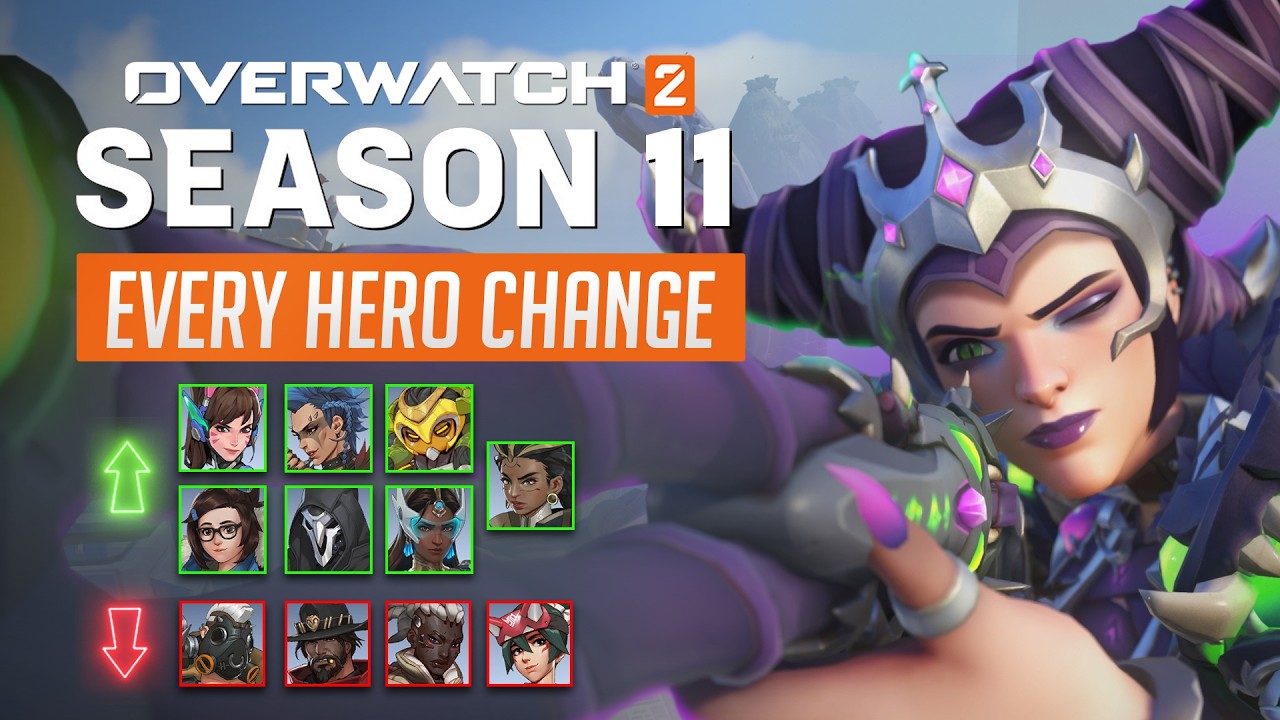 Community Crafted Overwatch 2 Patch Notes: Season 11 Hero Changes and Mode Updates