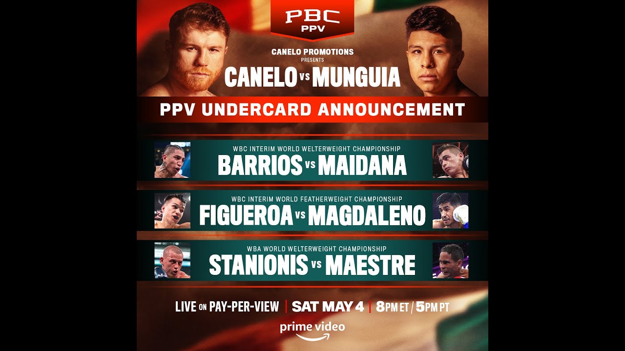 Preview of Munguia Undercard: Must-See Matchups at Desert Diamond Arena