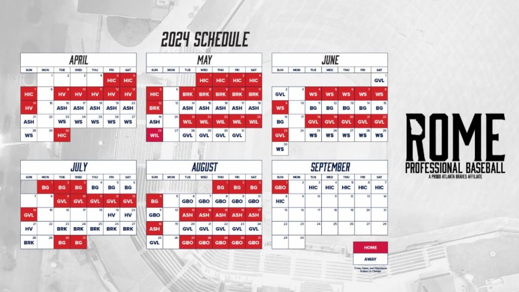 Plan Your Year with the Rome Braves 2024 Full Game Schedule