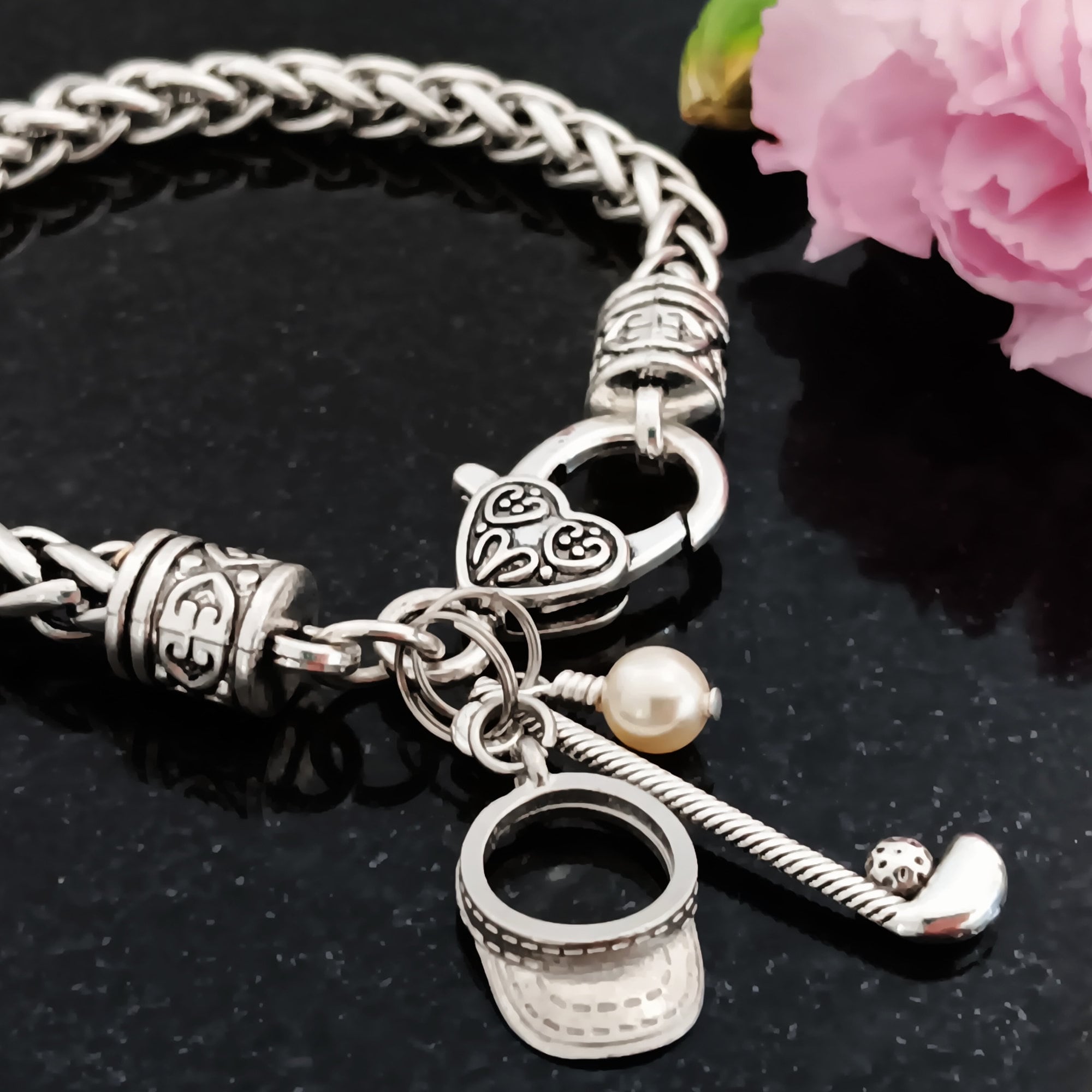 Stylish Golf Charm Bracelet Collection for Women Golfers