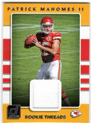 patrick mahomes rookie jersey card