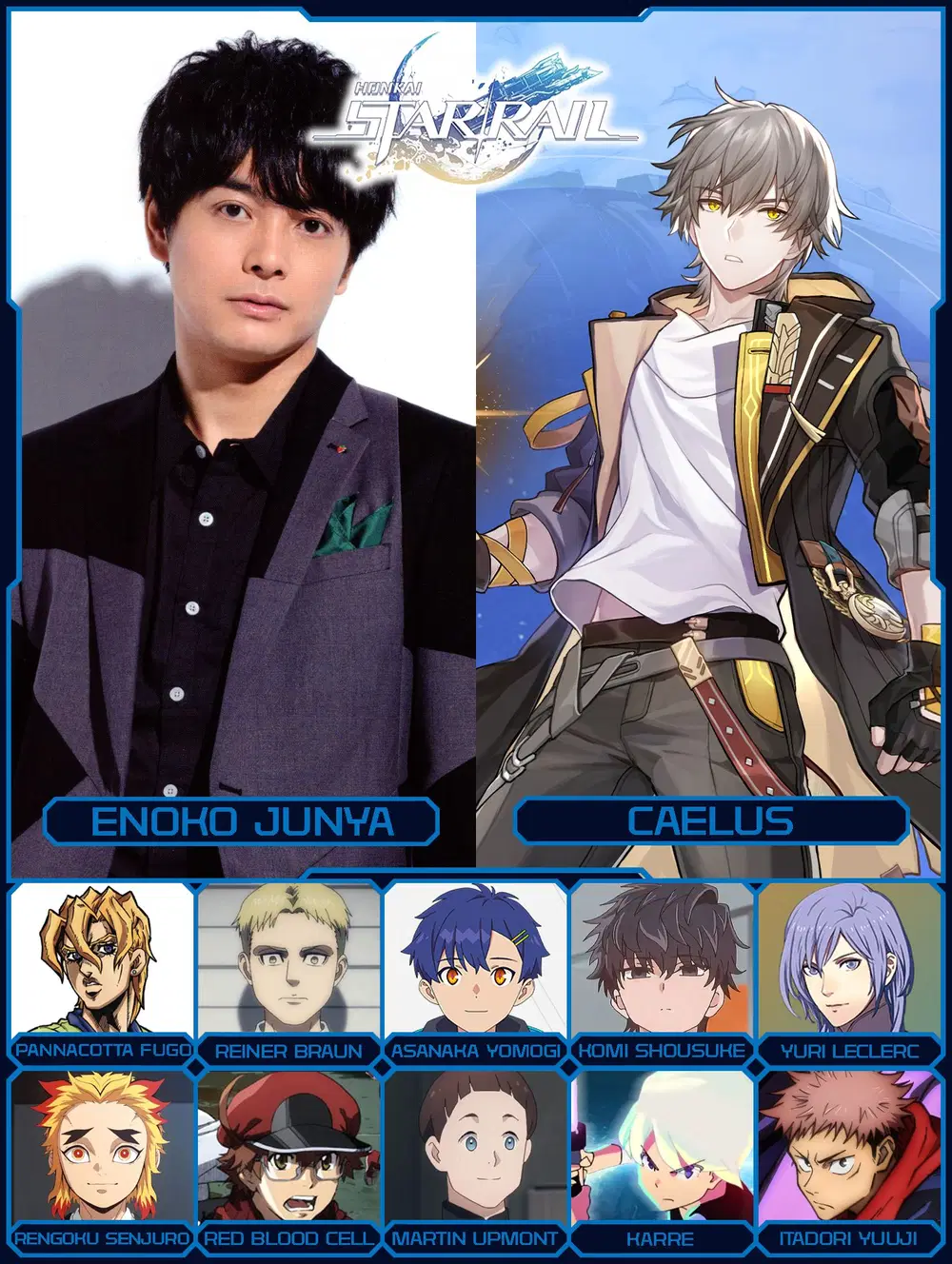 Discover the Japanese Voice Cast of Honkai Star Rail (HSR JAP VA)