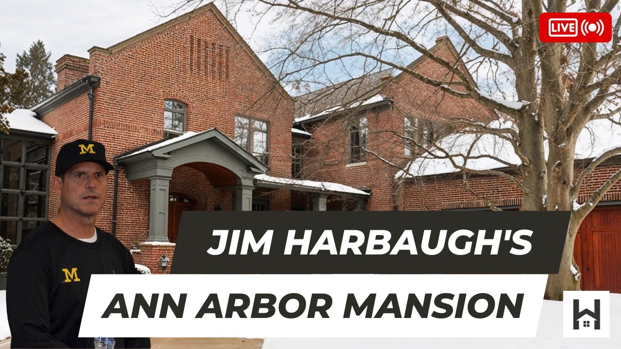 Jim Harbaugh House in Ann Arbor: Take a Peek Inside