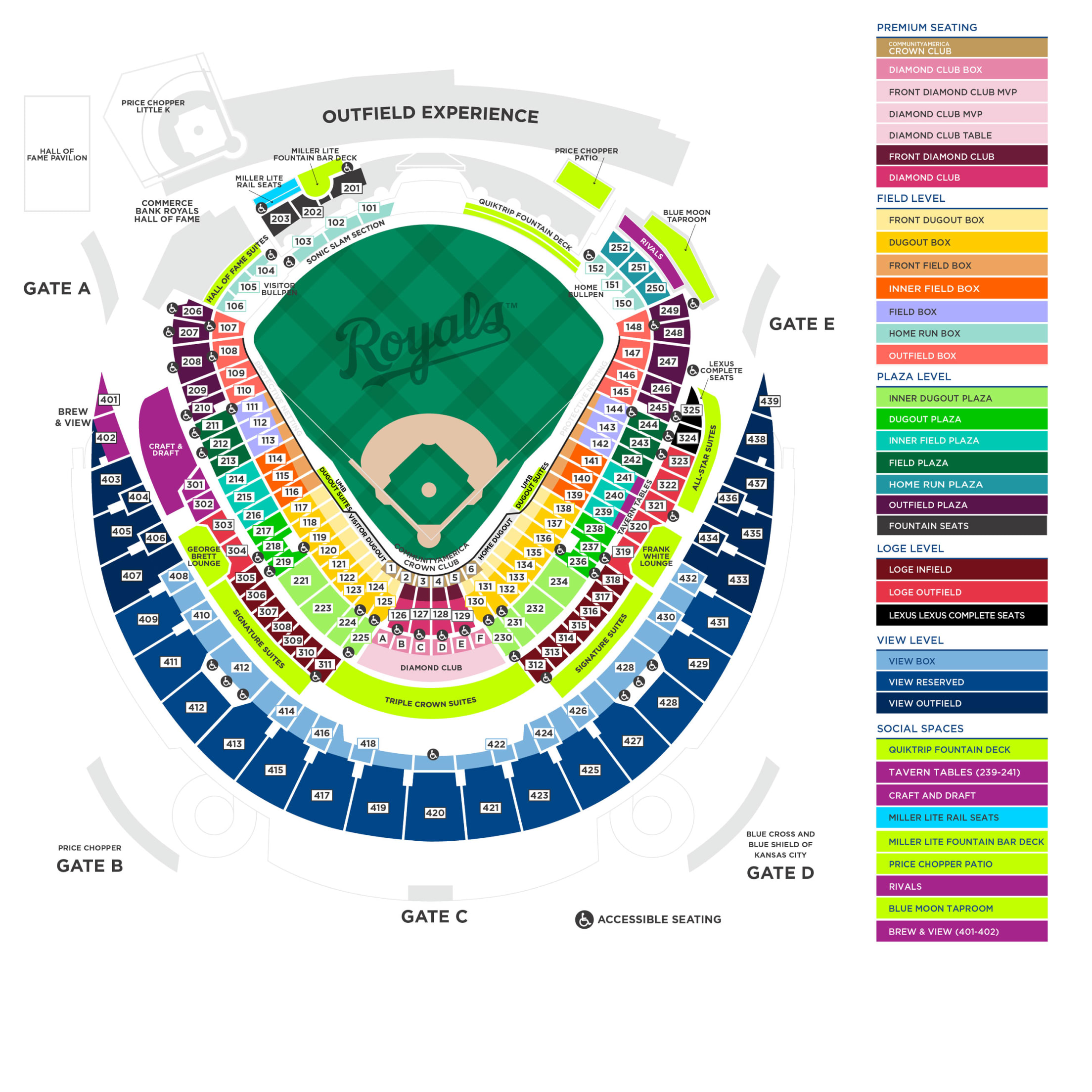 Best Seats at Kauffman? Use This Interactive Seat Map Now!