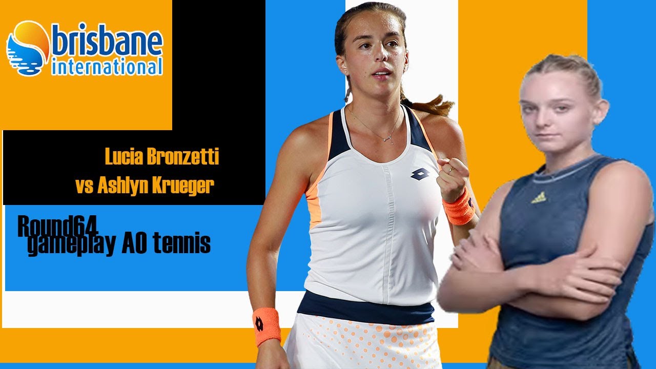 Watch Live: Lucia Bronzetti Battles Ashlyn Krueger in WTA Brisbane 2024