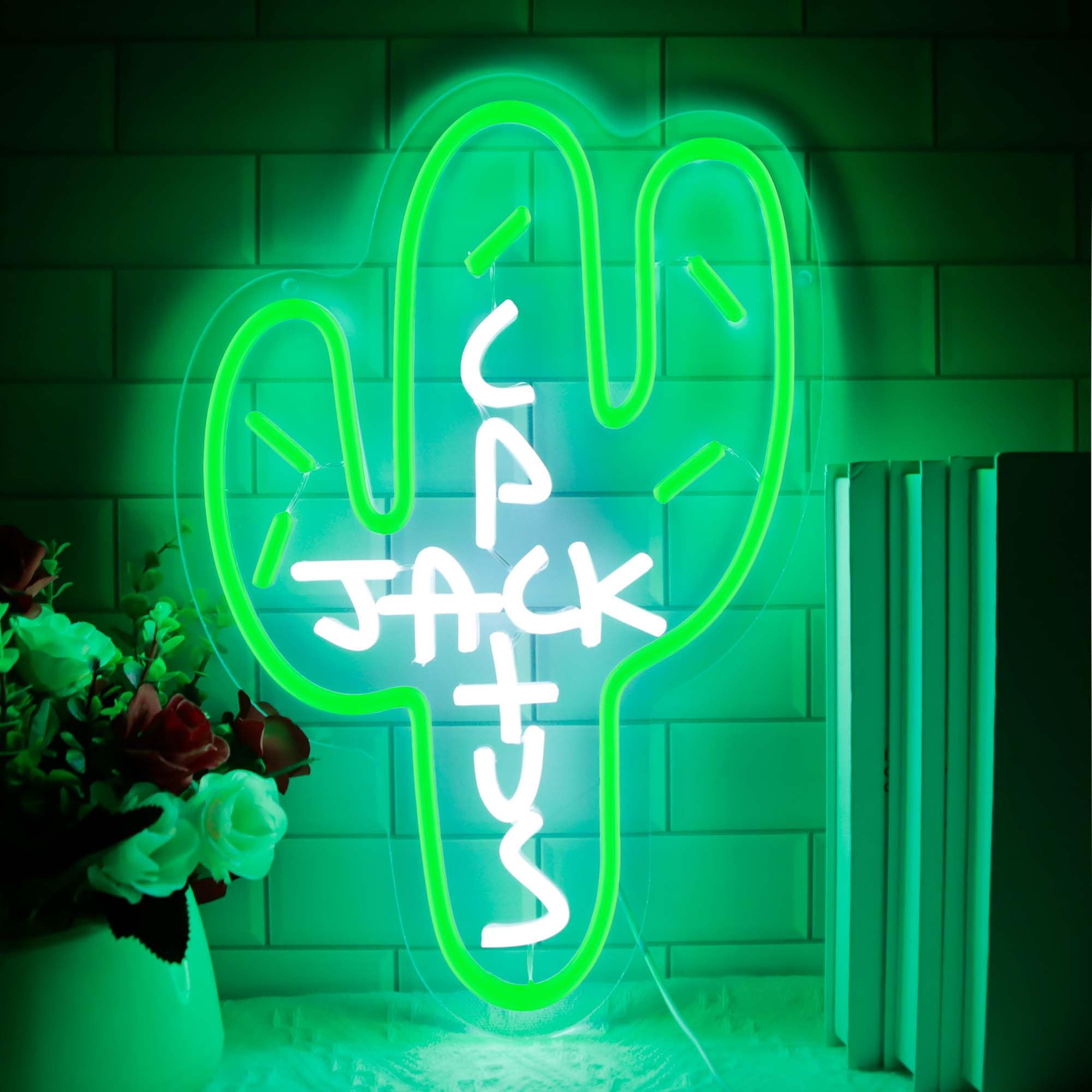 Cactus Jack LED Sign: Light Up Your Space in Style!