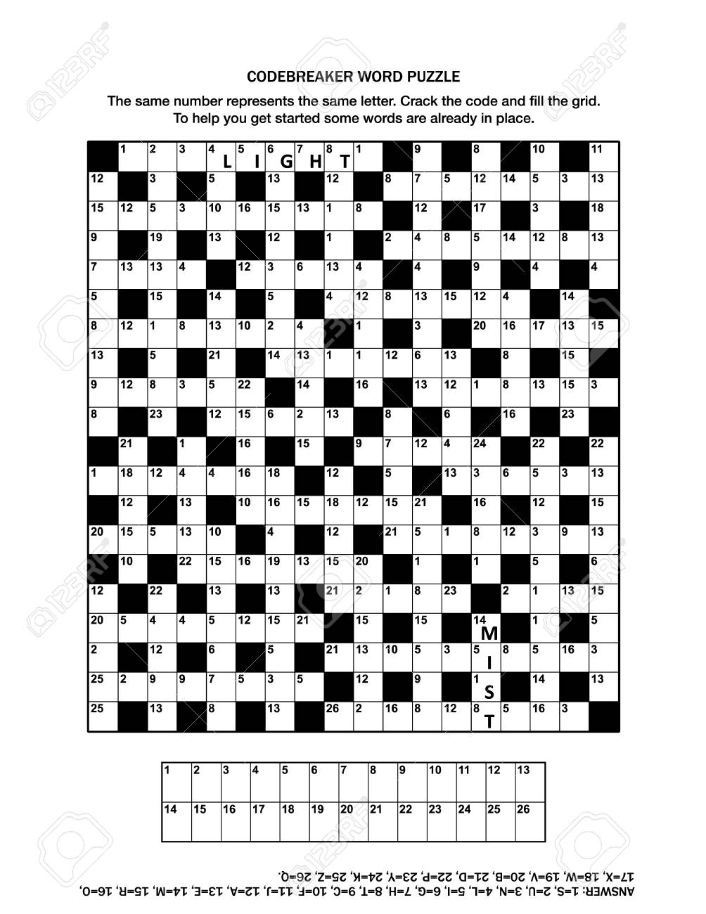 Printable Mesh Crossword? Get Free puzzles of any levels.